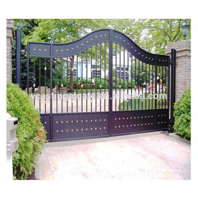 Modern Wrought Iron Main Gate for Beautiful House Gates