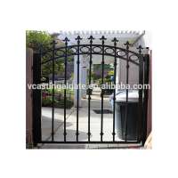 New Design Cheap Wrought Iron Fence Panel And Aluminum Metal Ornamental Fence